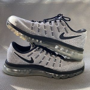 Nike Air Max 2016 Womens Black White Ice Size 10 806772-101